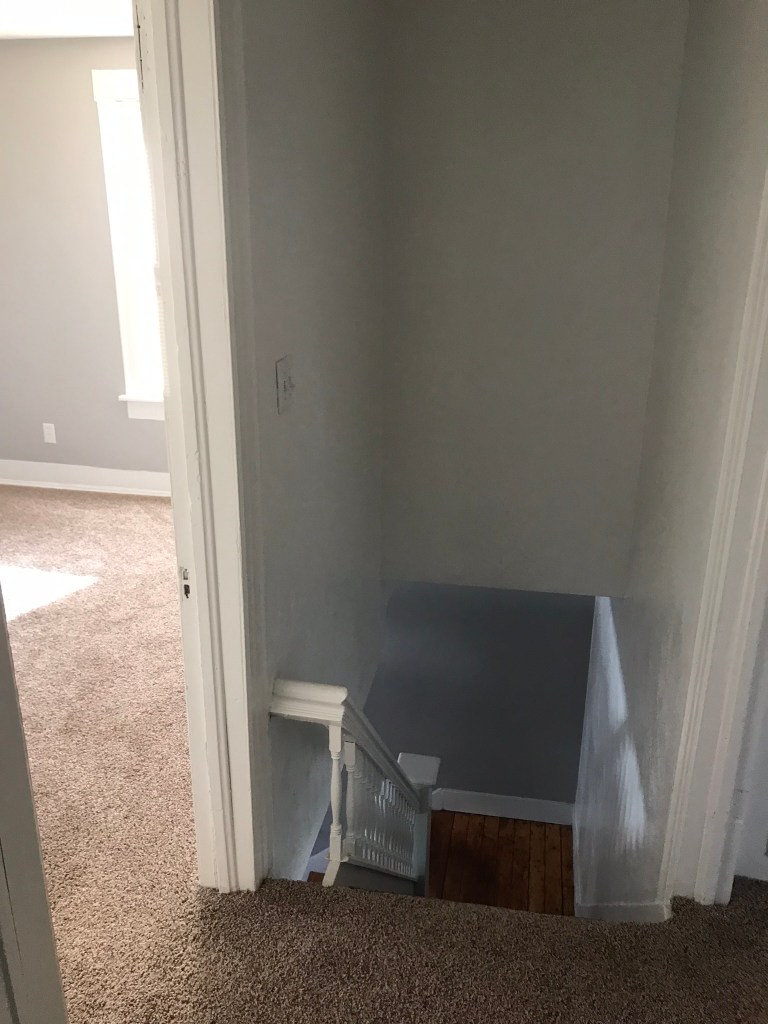 stairwell leading down