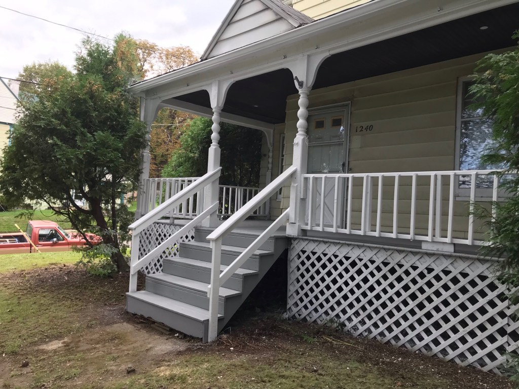 Front Porch with front door